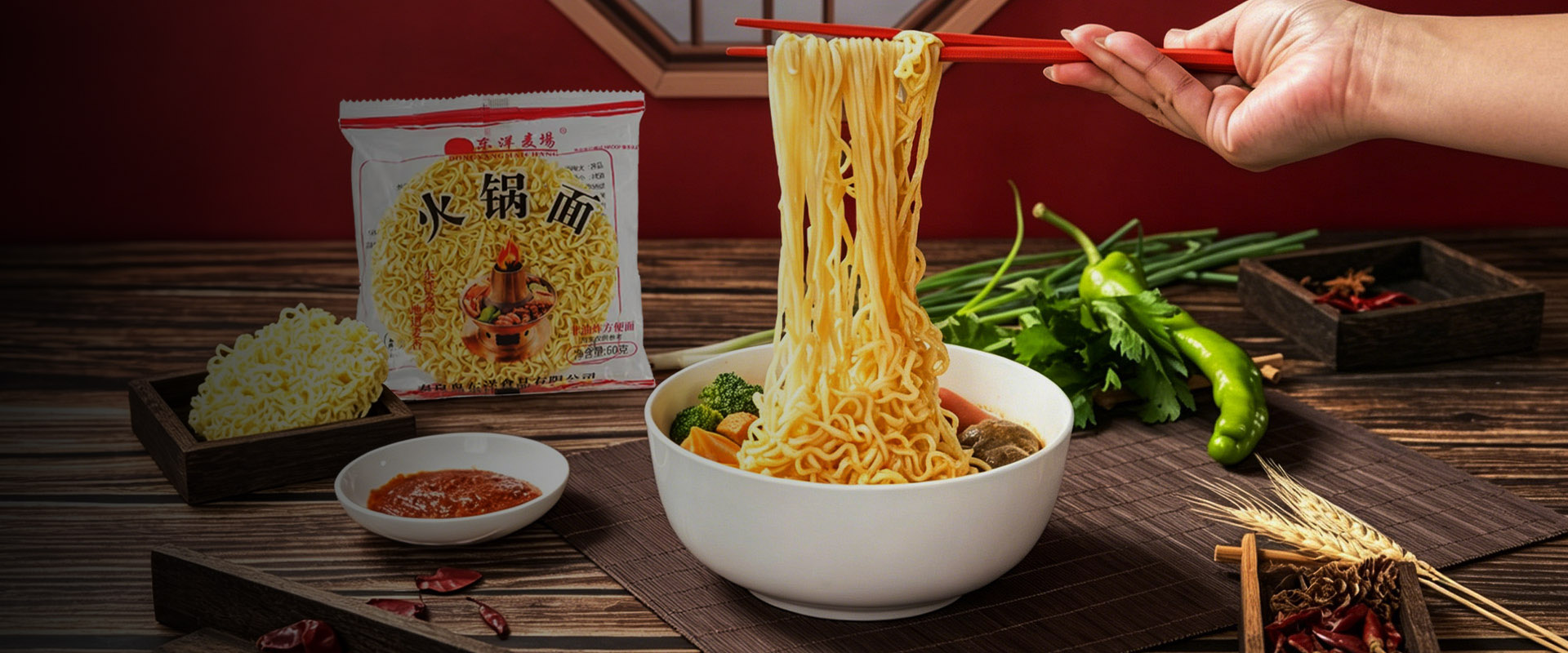 China Instant Hot Pot-noedelsfabriek